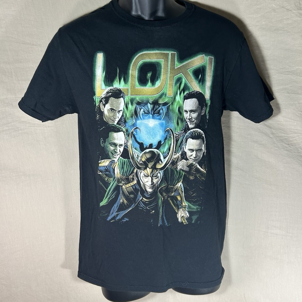 Loki T-Shirt Unisex Small Black Marvel Avengers Thor Ragnarok God of Mischief